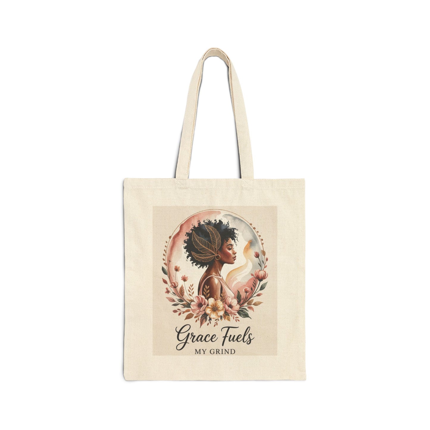 Grace Fuels My Grind - Canvas Tote Bag