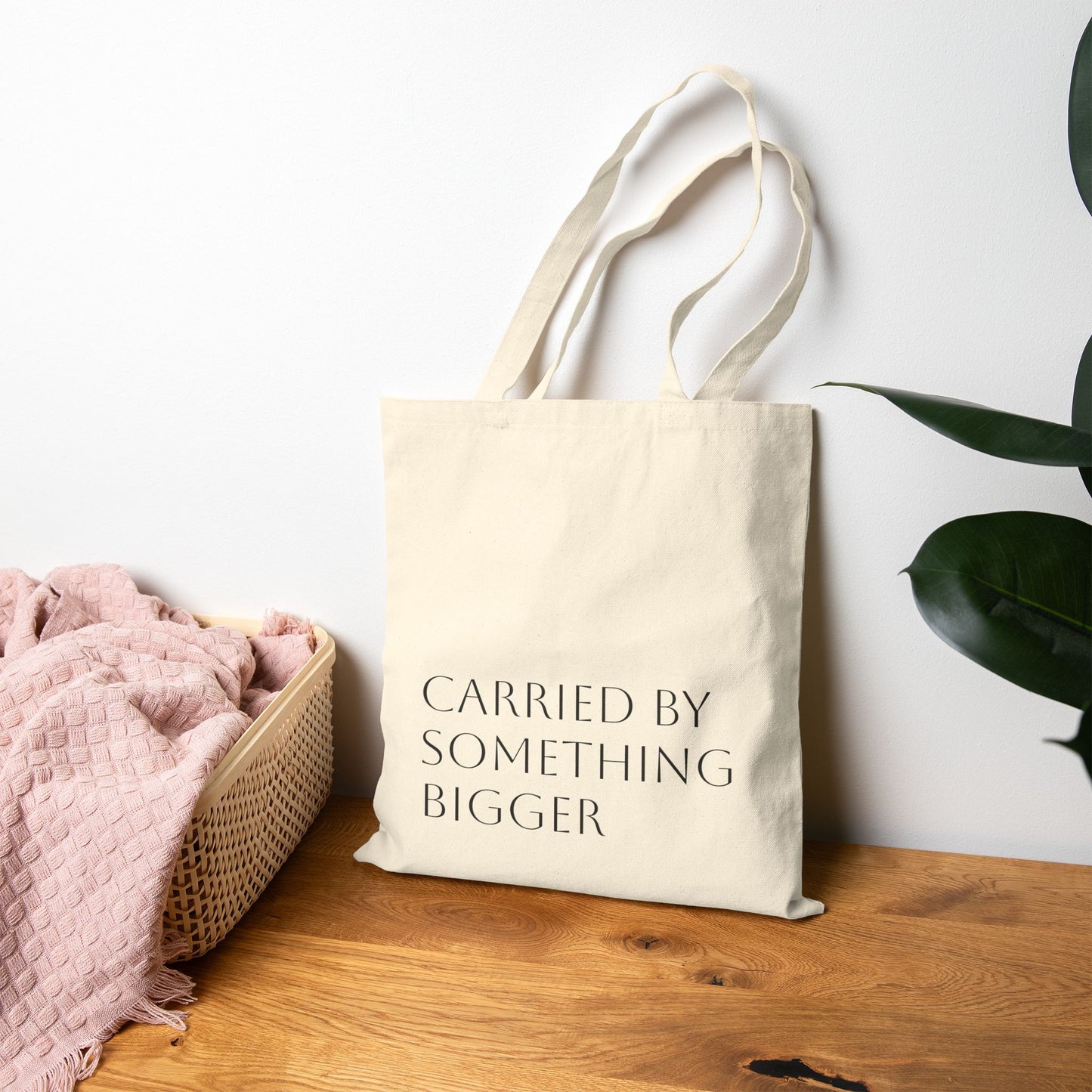 Angelic Embrace Cotton Canvas Tote Bag
