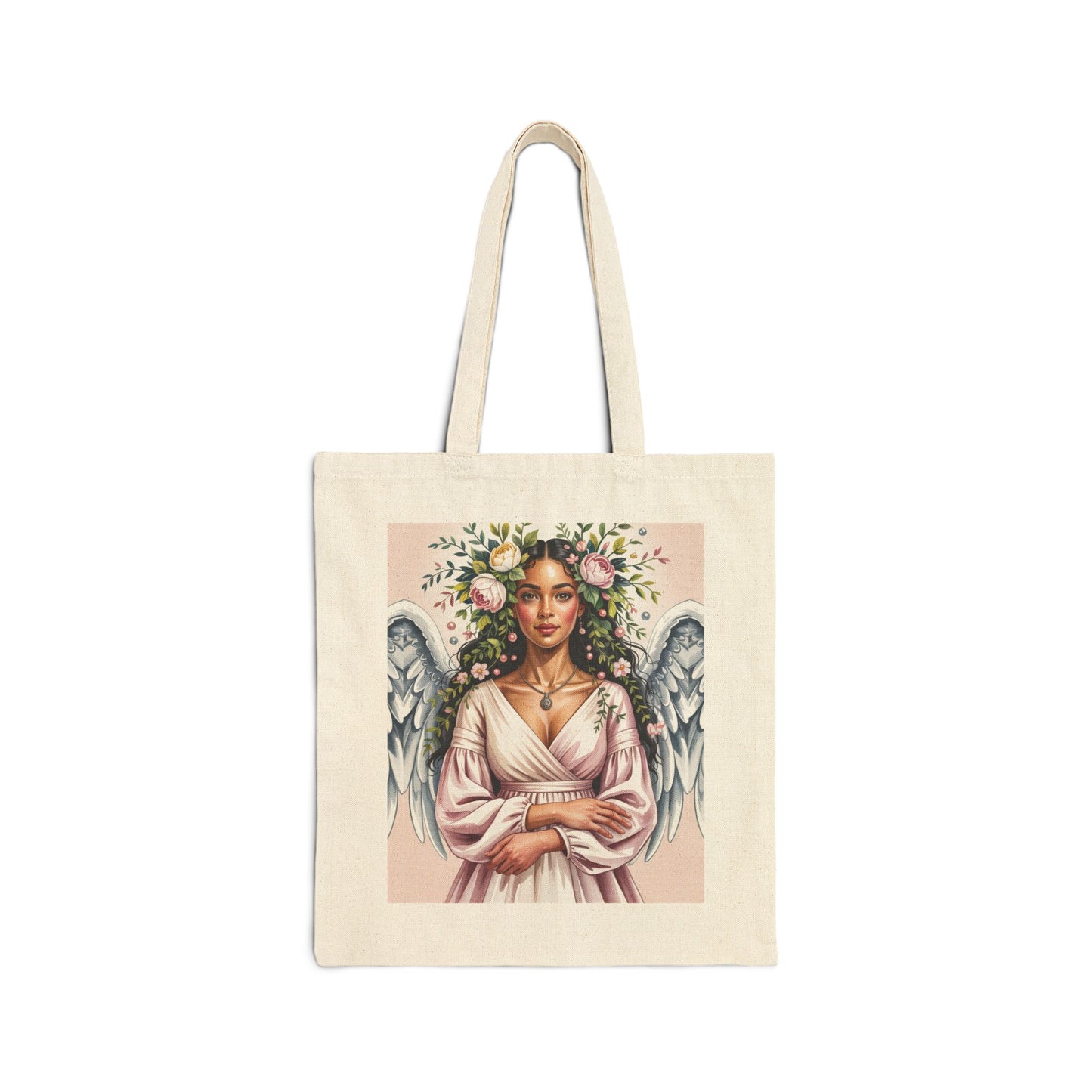 Angel & InspirationalTote Bag, Eco-Friendly Shopping Bag, Unique Gift for Her, Boho Tote for Every Day
